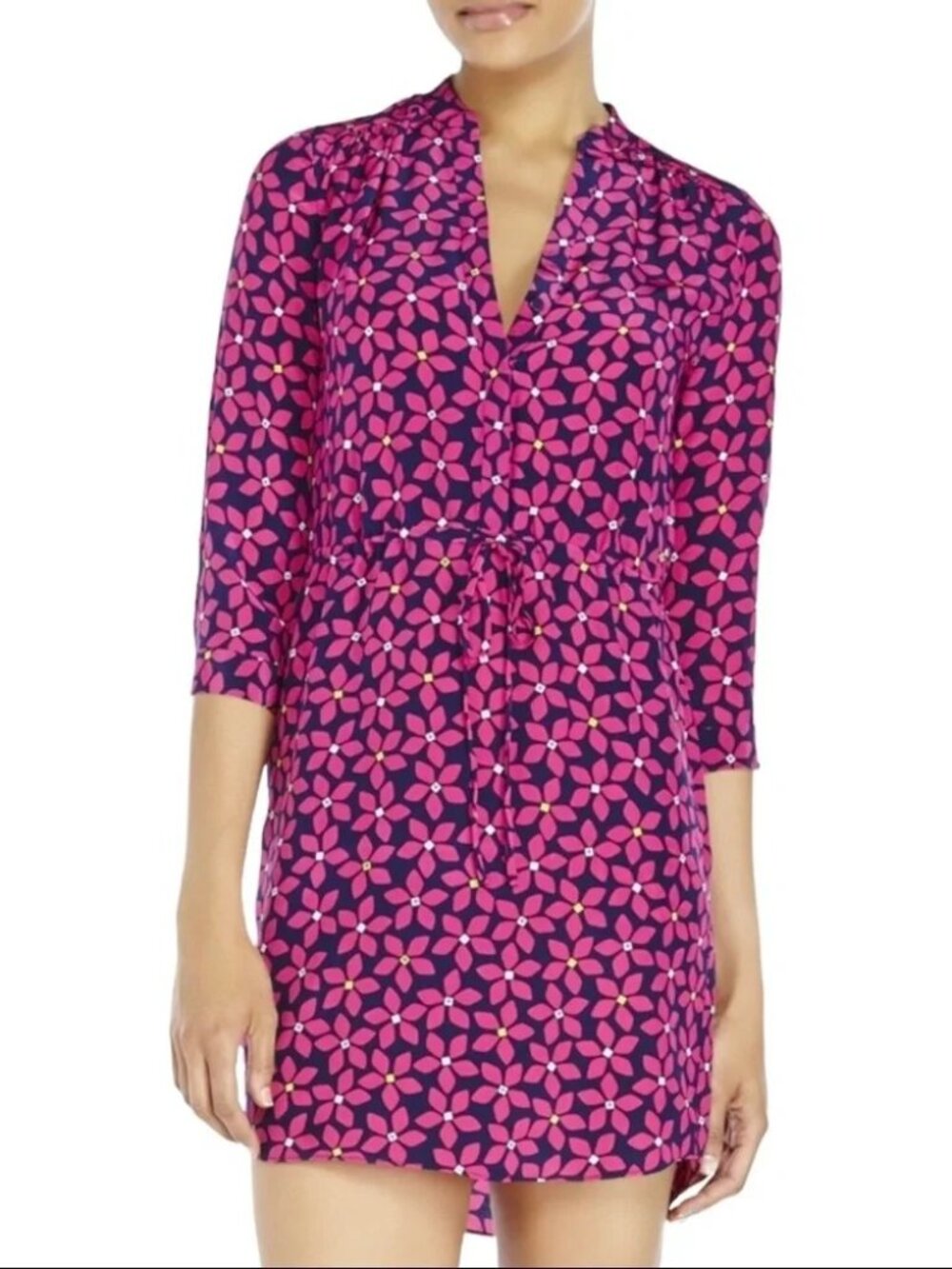 Diane Von Furstenberg Silk Freya Dress 4 NWOT Authentic